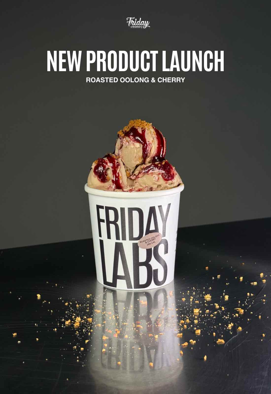 Roasted Oolong and Cherry PINT 473ml FRIDAY LABS